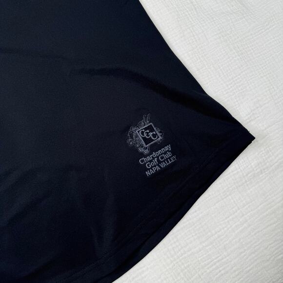 FootJoy Chardonnay Golf Club 3/4 Sleeve Polo Shirt Black Women’s Medium Preppy - Picture 4 of 16